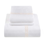 1000 Thread Count Egyptian Cotton Embroidered Duvet Cover - Egyptian Cotton Duvet Cover Set by Superior Brand