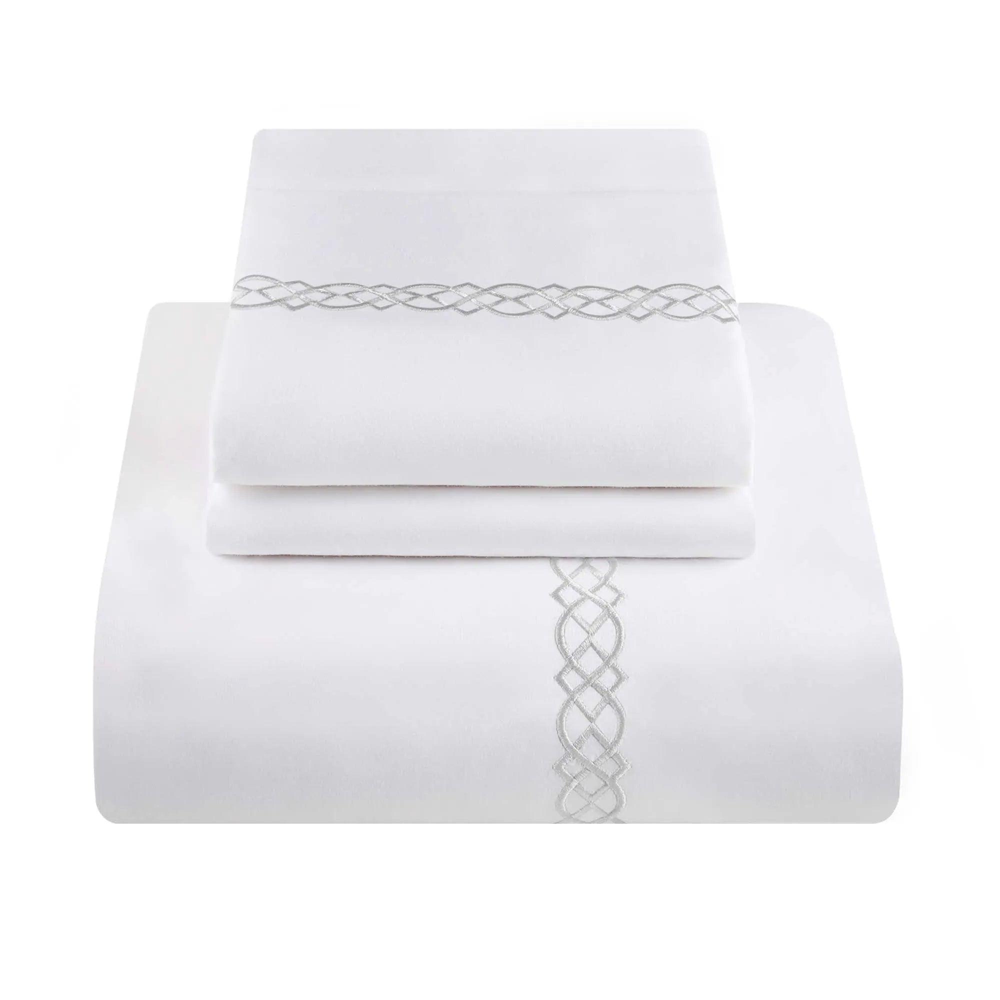 1000 Thread Count Egyptian Cotton Embroidered Duvet Cover - Egyptian Cotton Duvet Cover Set by Superior Brand