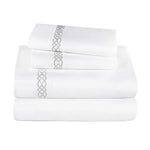 1000 Thread Count Egyptian Cotton Sateen Embroidered Sheet Set - Egyptian Cotton Sheet Set by Superior Brand