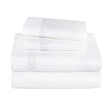 1000 Thread Count Egyptian Cotton Sateen Embroidered Sheet Set - Egyptian Cotton Sheet Set by Superior Brand