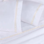 1000 Thread Count Egyptian Cotton Sateen Embroidered Sheet Set - Egyptian Cotton Sheet Set by Superior Brand