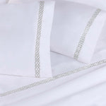 1000 Thread Count Egyptian Cotton Sateen Embroidered Sheet Set - Egyptian Cotton Sheet Set by Superior Brand