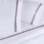 1000 Thread Count Egyptian Cotton Sateen Embroidered Sheet Set - Egyptian Cotton Sheet Set by Superior Brand