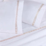 1000 Thread Count Egyptian Cotton Sateen Embroidered Sheet Set - Egyptian Cotton Sheet Set by Superior Brand