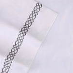 1000 Thread Count Egyptian Cotton Sateen Embroidered Sheet Set - Egyptian Cotton Sheet Set by Superior Brand