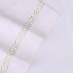 1000 Thread Count Egyptian Cotton Sateen Embroidered Sheet Set - Egyptian Cotton Sheet Set by Superior Brand