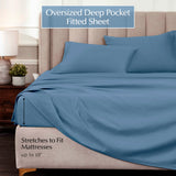 1000 Thread Count Egyptian Cotton Sateen Sheet Set - Egyptian Cotton Sheet Set by Superior Brand