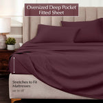 1000 Thread Count Egyptian Cotton Sateen Sheet Set - Egyptian Cotton Sheet Set by Superior Brand