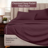 1000 Thread Count Egyptian Cotton Sateen Sheet Set - Egyptian Cotton Sheet Set by Superior Brand