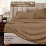 1000 Thread Count Egyptian Cotton Sateen Sheet Set - Egyptian Cotton Sheet Set by Superior Brand