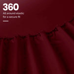 1000 Thread Count Egyptian Cotton Sateen Sheet Set - Egyptian Cotton Sheet Set by Superior Brand