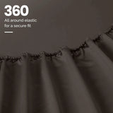 1000 Thread Count Egyptian Cotton Sateen Sheet Set - Egyptian Cotton Sheet Set by Superior Brand