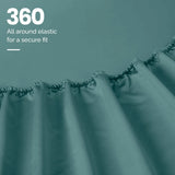 1000 Thread Count Egyptian Cotton Sateen Sheet Set - Egyptian Cotton Sheet Set by Superior Brand