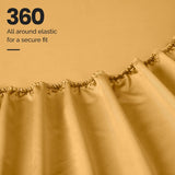 1000 Thread Count Egyptian Cotton Sateen Sheet Set - Egyptian Cotton Sheet Set by Superior Brand