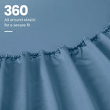 1000 Thread Count Egyptian Cotton Sateen Sheet Set - Egyptian Cotton Sheet Set by Superior Brand