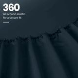 1000 Thread Count Egyptian Cotton Sateen Sheet Set - Egyptian Cotton Sheet Set by Superior Brand