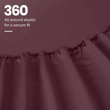 1000 Thread Count Egyptian Cotton Sateen Sheet Set - Egyptian Cotton Sheet Set by Superior Brand