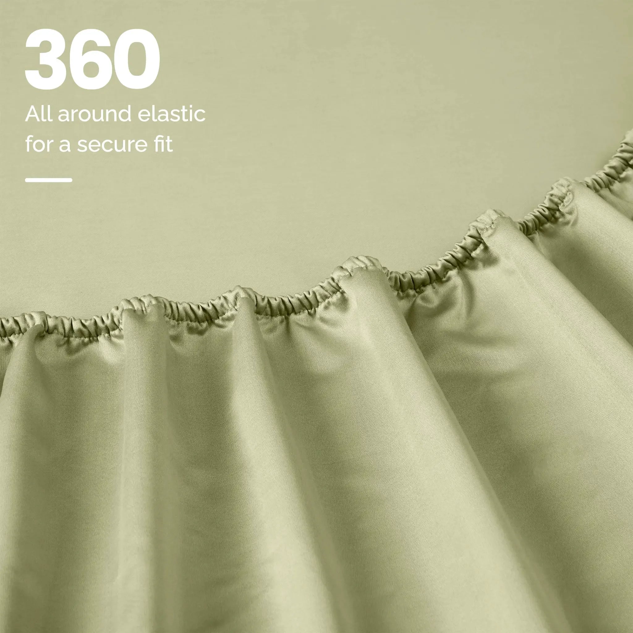 1000 Thread Count Egyptian Cotton Sateen Sheet Set - Egyptian Cotton Sheet Set by Superior Brand