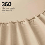 1000 Thread Count Egyptian Cotton Sateen Sheet Set - Egyptian Cotton Sheet Set by Superior Brand