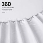 1000 Thread Count Egyptian Cotton Sateen Sheet Set - Egyptian Cotton Sheet Set by Superior Brand