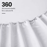 1000 Thread Count Egyptian Cotton Sateen Sheet Set - Egyptian Cotton Sheet Set by Superior Brand