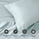 100% Egyptian Cotton 1000 Thread Count Solid Pillowcase Set - Egyptian Cotton Pillowcases by Superior Brand