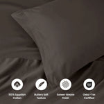 1000 Thread Count Egyptian Cotton Sateen Sheet Set - Egyptian Cotton Sheet Set by Superior Brand