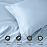100% Egyptian Cotton 1000 Thread Count Solid Pillowcase Set - Egyptian Cotton Pillowcases by Superior Brand
