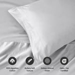 1000 Thread Count Egyptian Cotton Sateen Extra-Deep Sheet Set - Egyptian Cotton Sheet Set by Superior Brand