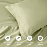 1000 Thread Count Egyptian Cotton Sateen Sheet Set - Egyptian Cotton Sheet Set by Superior Brand