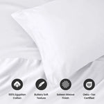 100% Egyptian Cotton 1000 Thread Count Solid Pillowcase Set - Egyptian Cotton Pillowcases by Superior Brand