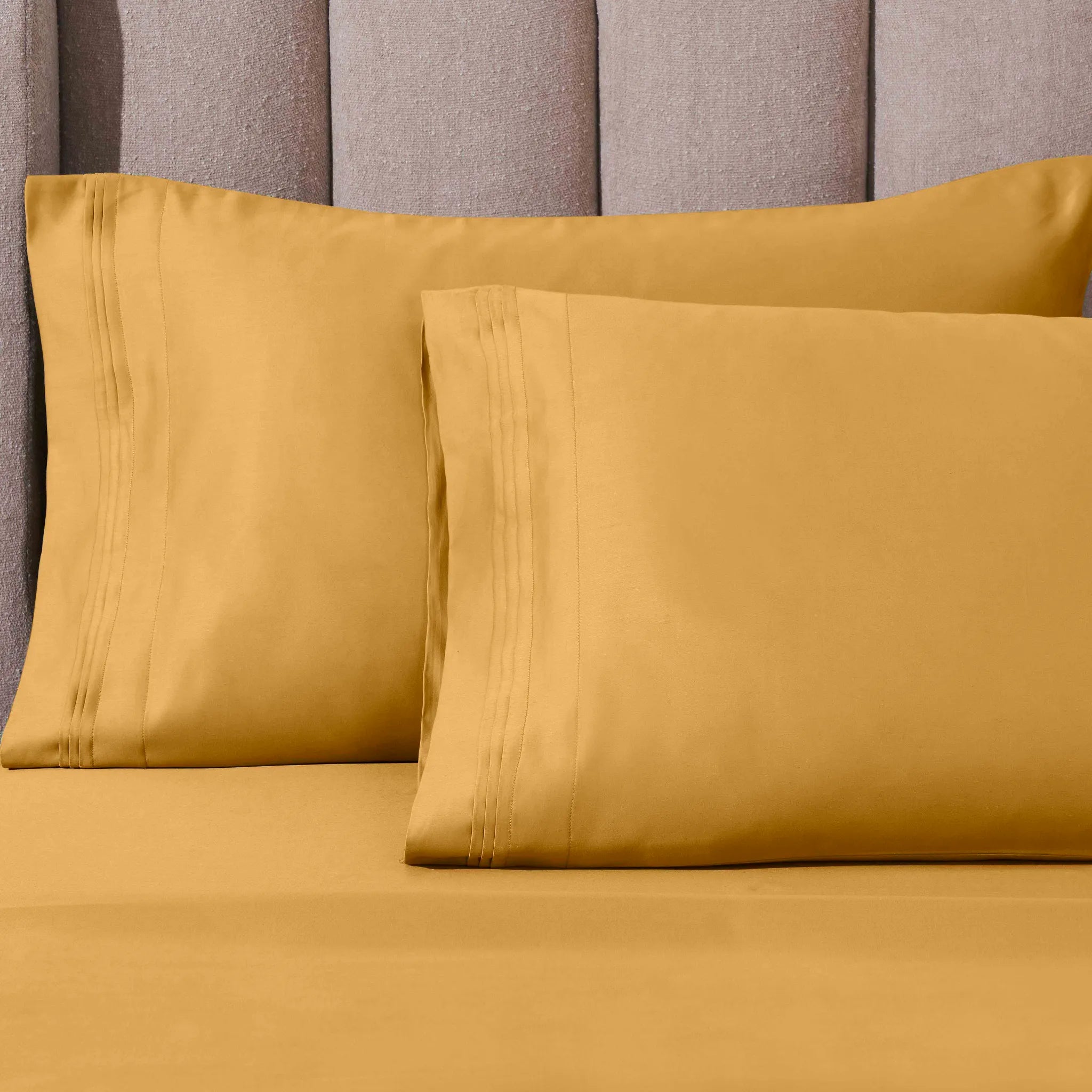 1000 Thread Count Egyptian Cotton Solid Pillowcase Set - Egyptian Cotton Pillowcases by Superior Brand