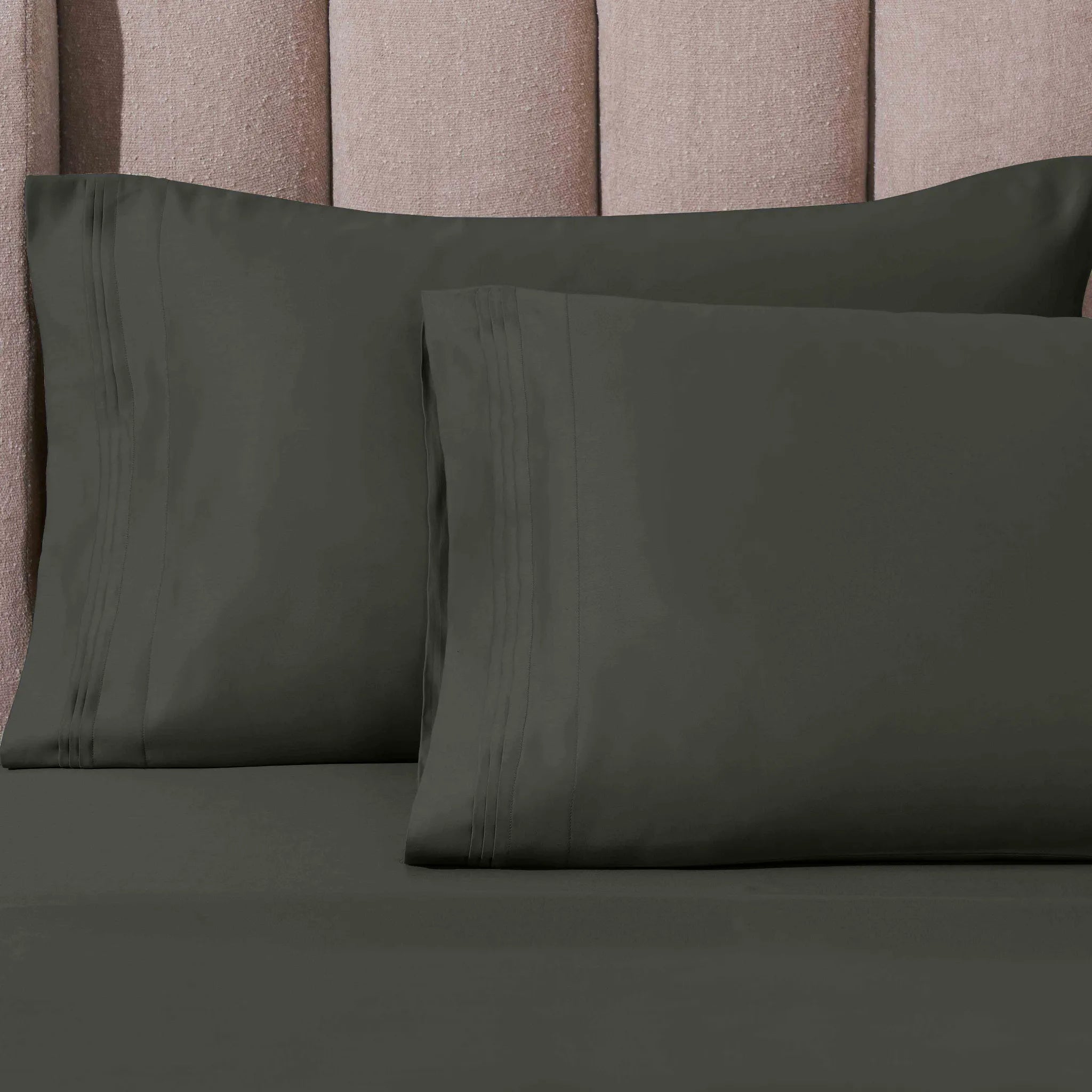 1000 Thread Count Egyptian Cotton Solid Pillowcase Set - Egyptian Cotton Pillowcases by Superior Brand