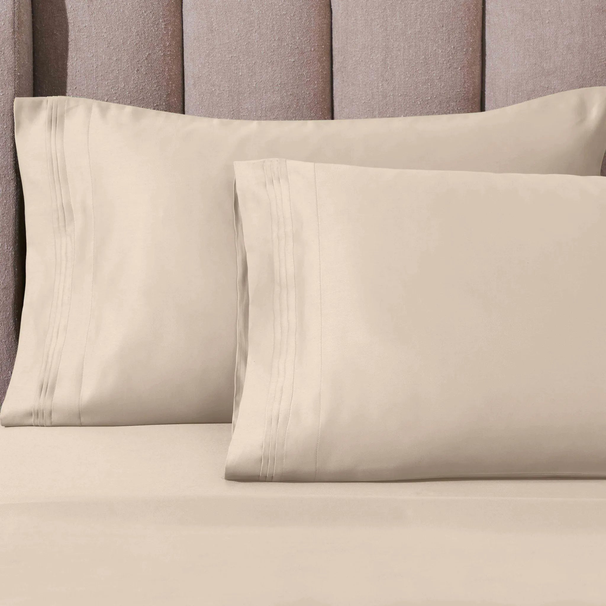 1000 Thread Count Egyptian Cotton Solid Pillowcase Set - Egyptian Cotton Pillowcases by Superior Brand