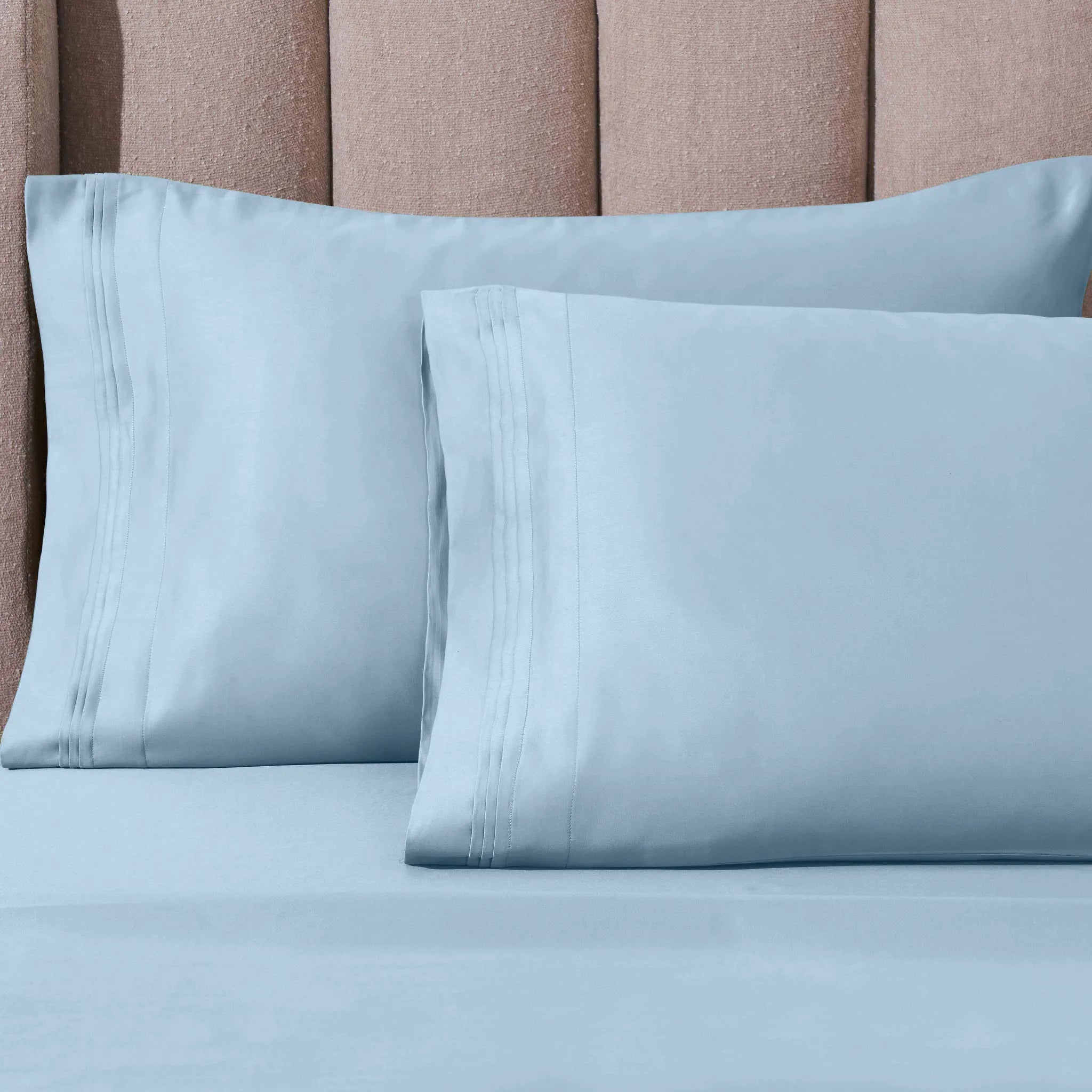 1000 Thread Count Egyptian Cotton Solid Pillowcase Set - Egyptian Cotton Pillowcases by Superior Brand