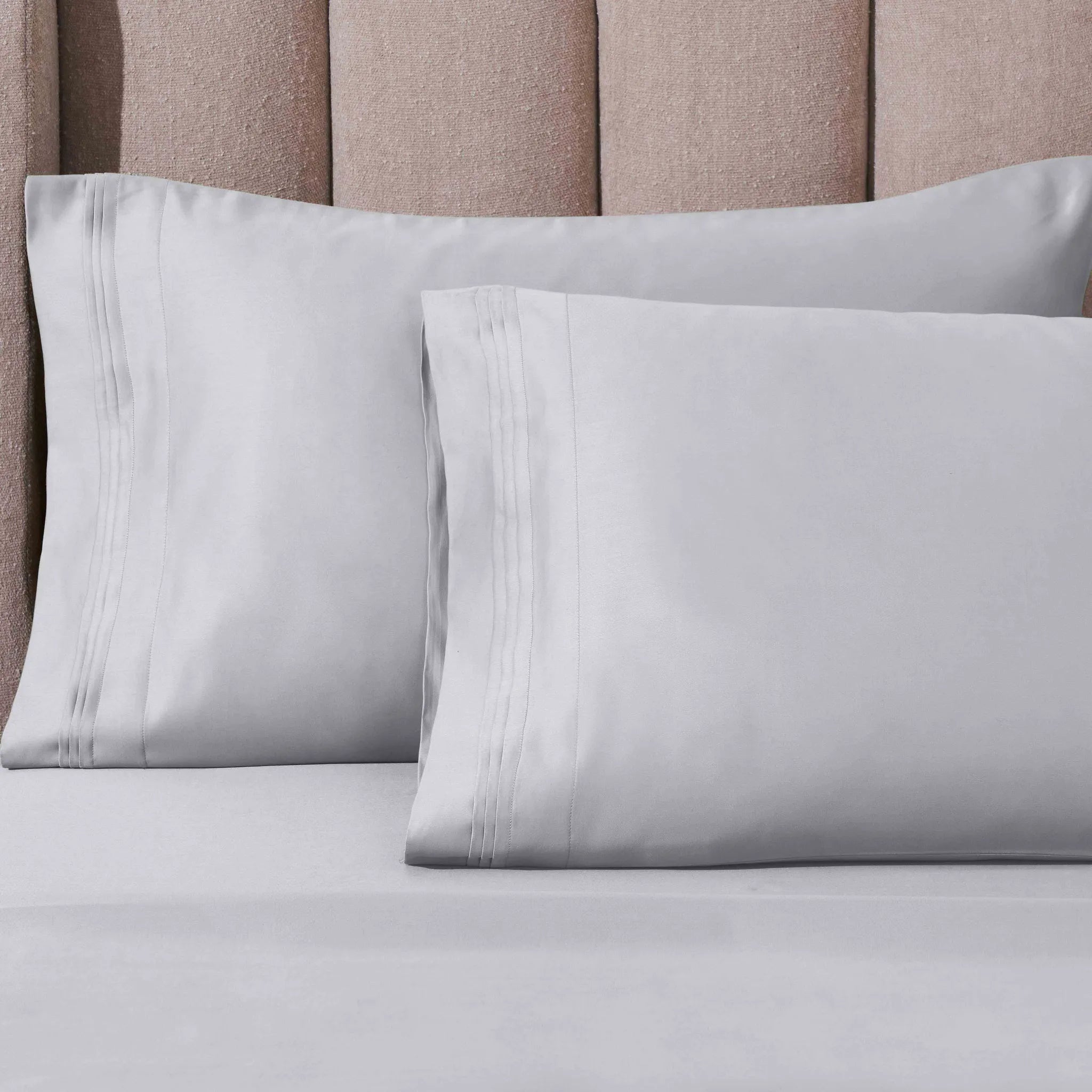 1000 Thread Count Egyptian Cotton Solid Pillowcase Set - Egyptian Cotton Pillowcases by Superior Brand