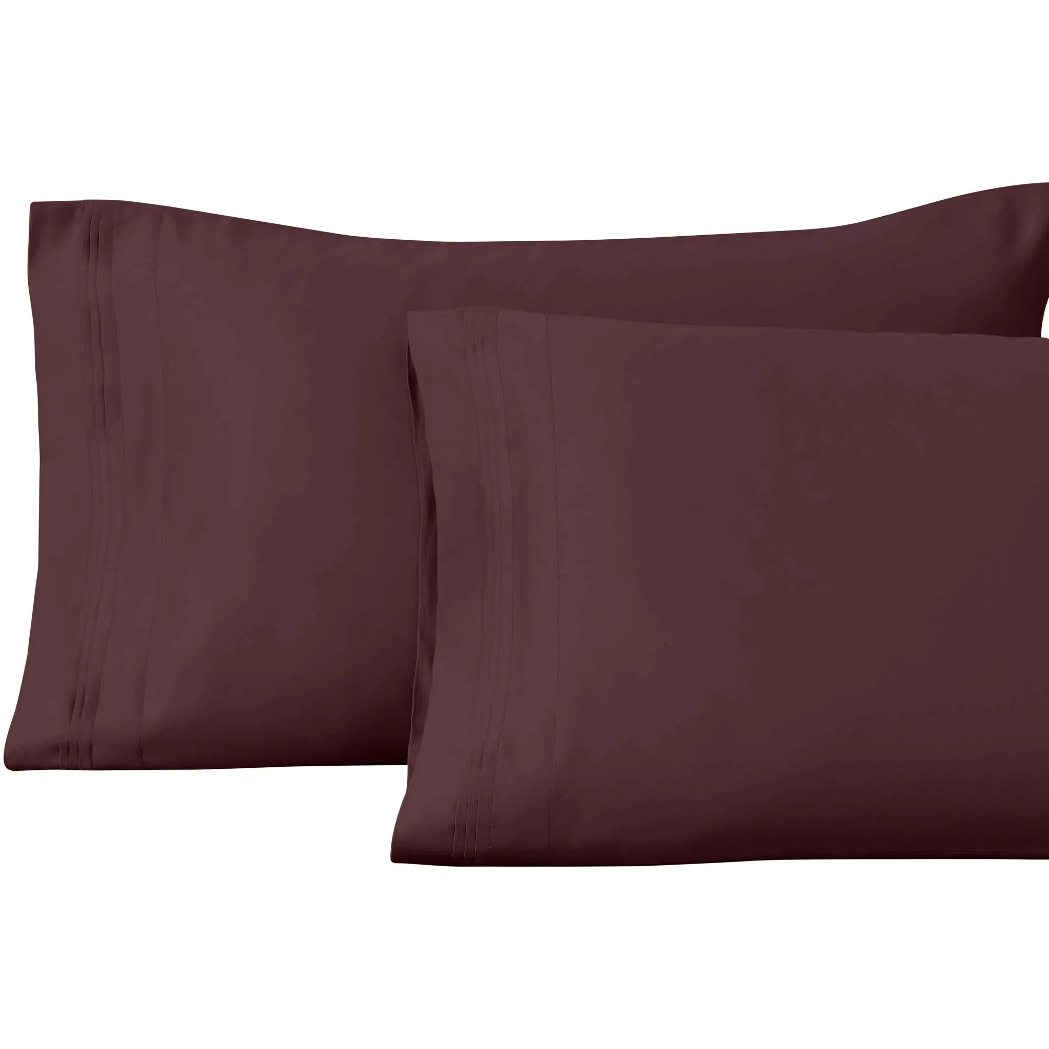 1000 Thread Count Egyptian Cotton Solid Pillowcase Set - Egyptian Cotton Pillowcases by Superior Brand