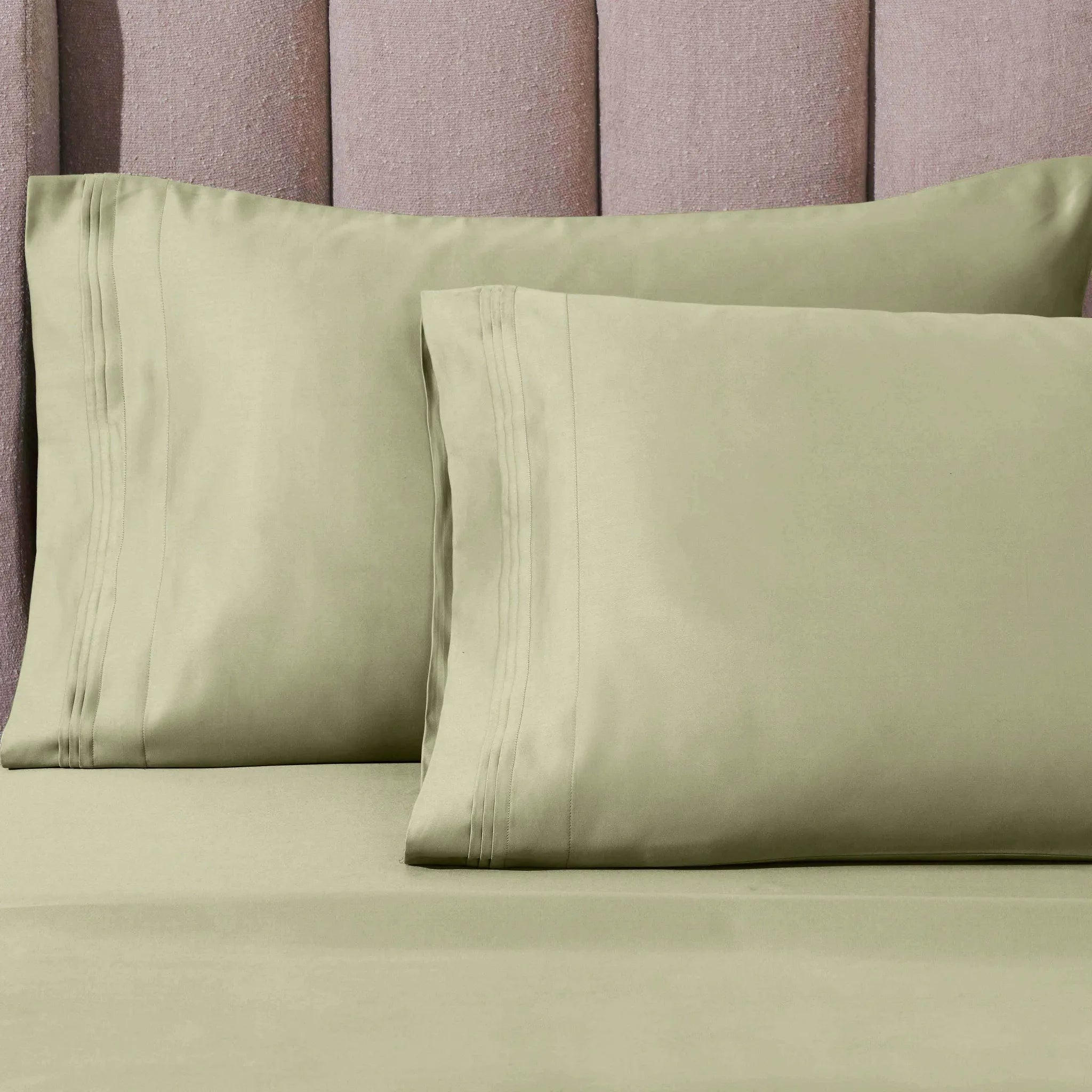 1000 Thread Count Egyptian Cotton Solid Pillowcase Set - Egyptian Cotton Pillowcases by Superior Brand
