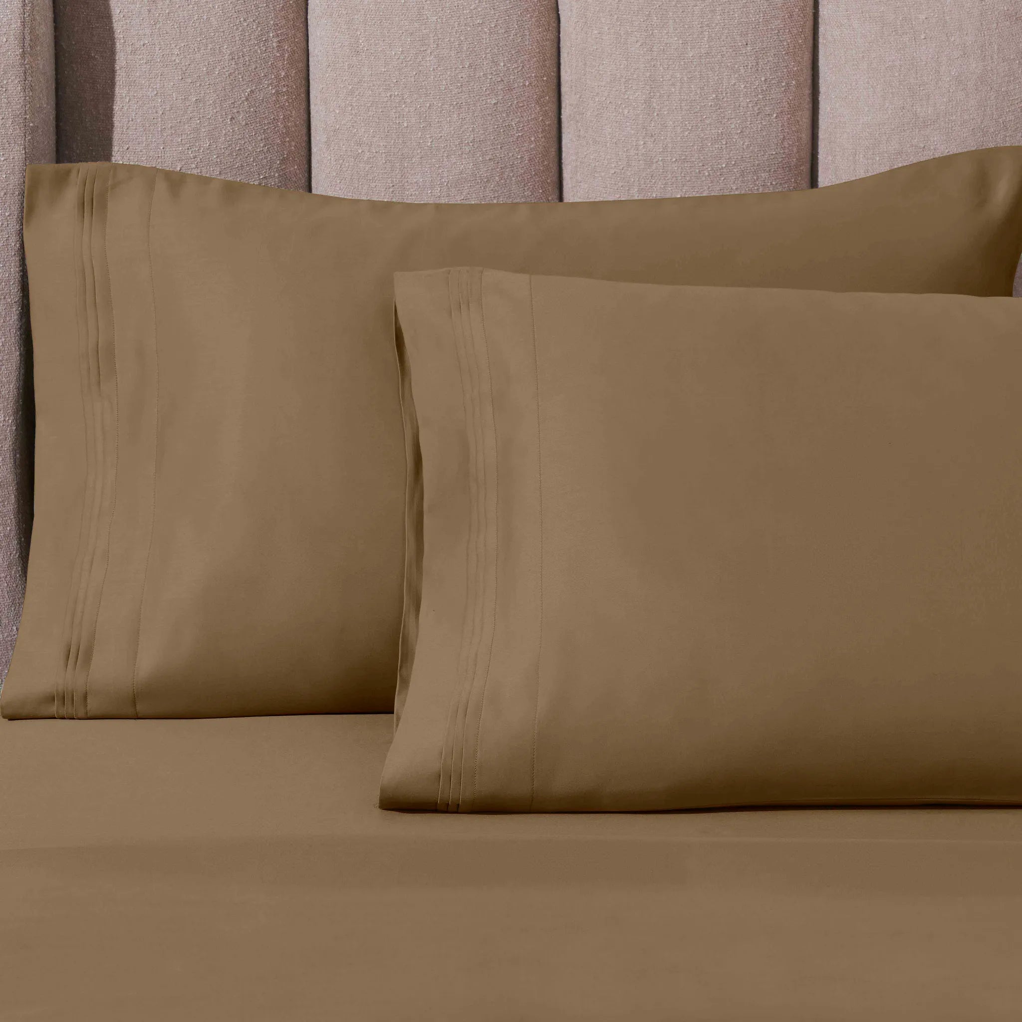 1000 Thread Count Egyptian Cotton Solid Pillowcase Set - Egyptian Cotton Pillowcases by Superior Brand