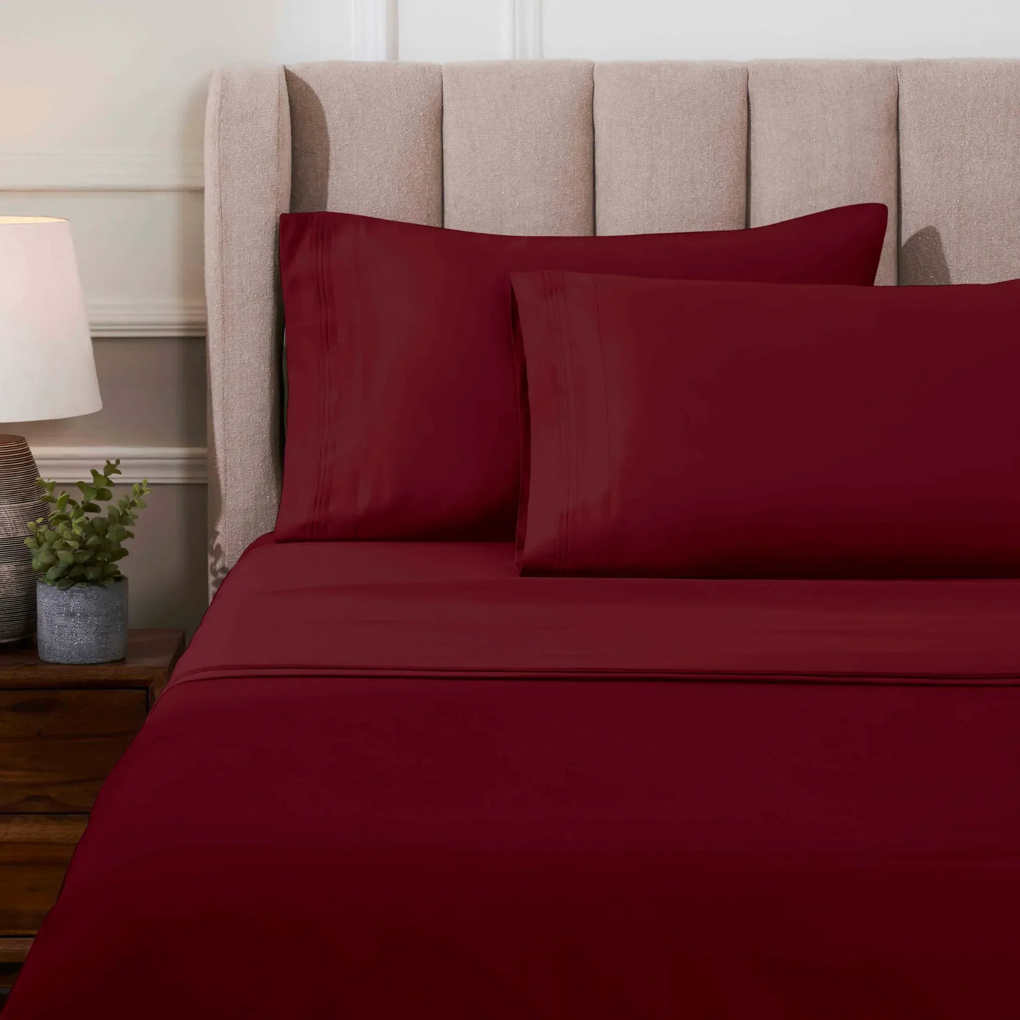 1000 Thread Count Egyptian Cotton Sateen Sheet Set - Egyptian Cotton Sheet Set by Superior Brand