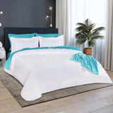 1000 Thread Count Egyptian Cotton Embroidered Duvet Cover - Egyptian Cotton Duvet Cover Set by Superior Brand
