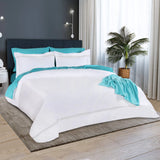 1000 Thread Count Egyptian Cotton Embroidered Duvet Cover - Egyptian Cotton Duvet Cover Set by Superior Brand