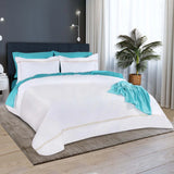 1000 Thread Count Egyptian Cotton Embroidered Duvet Cover - Egyptian Cotton Duvet Cover Set by Superior Brand