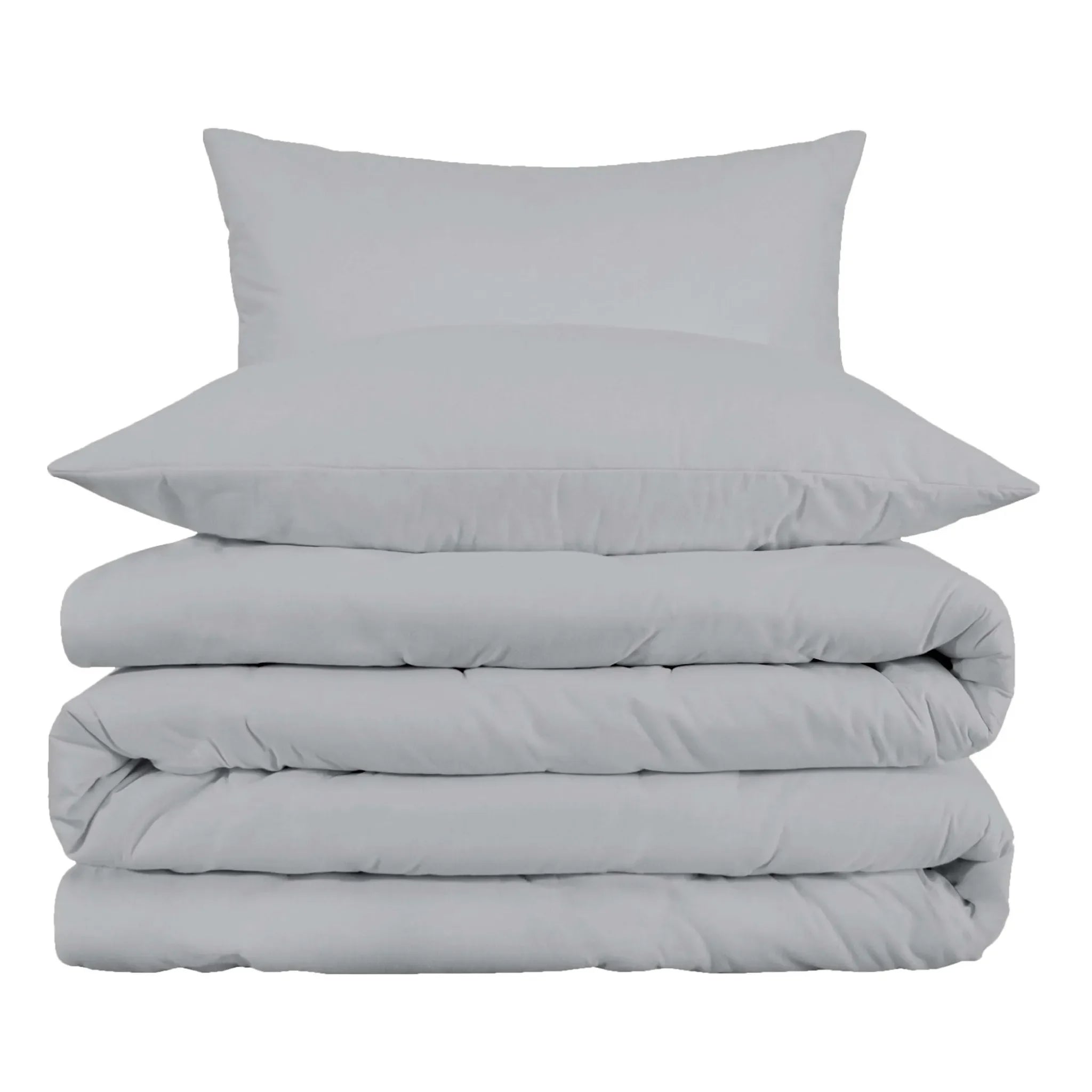 Cotton Blend 1000 Thread Count Solid Duvet Cover Set - Duvet Cover Set by Superior Brand