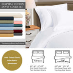 1000 Thread Count Egyptian Cotton Solid Duvet Cover - Egyptian Cotton Duvet Cover Set by Superior Brand