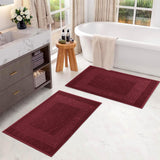 Egyptian Cotton Greek Key Infinity Border Bath Mat Set of 2 - Bath Mats by Superior Brand