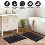 Egyptian Cotton Greek Key Infinity Border Bath Mat Set of 2 - Bath Mats by Superior Brand