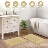 Egyptian Cotton Greek Key Infinity Border Bath Mat Set of 2 - Bath Mats by Superior Brand