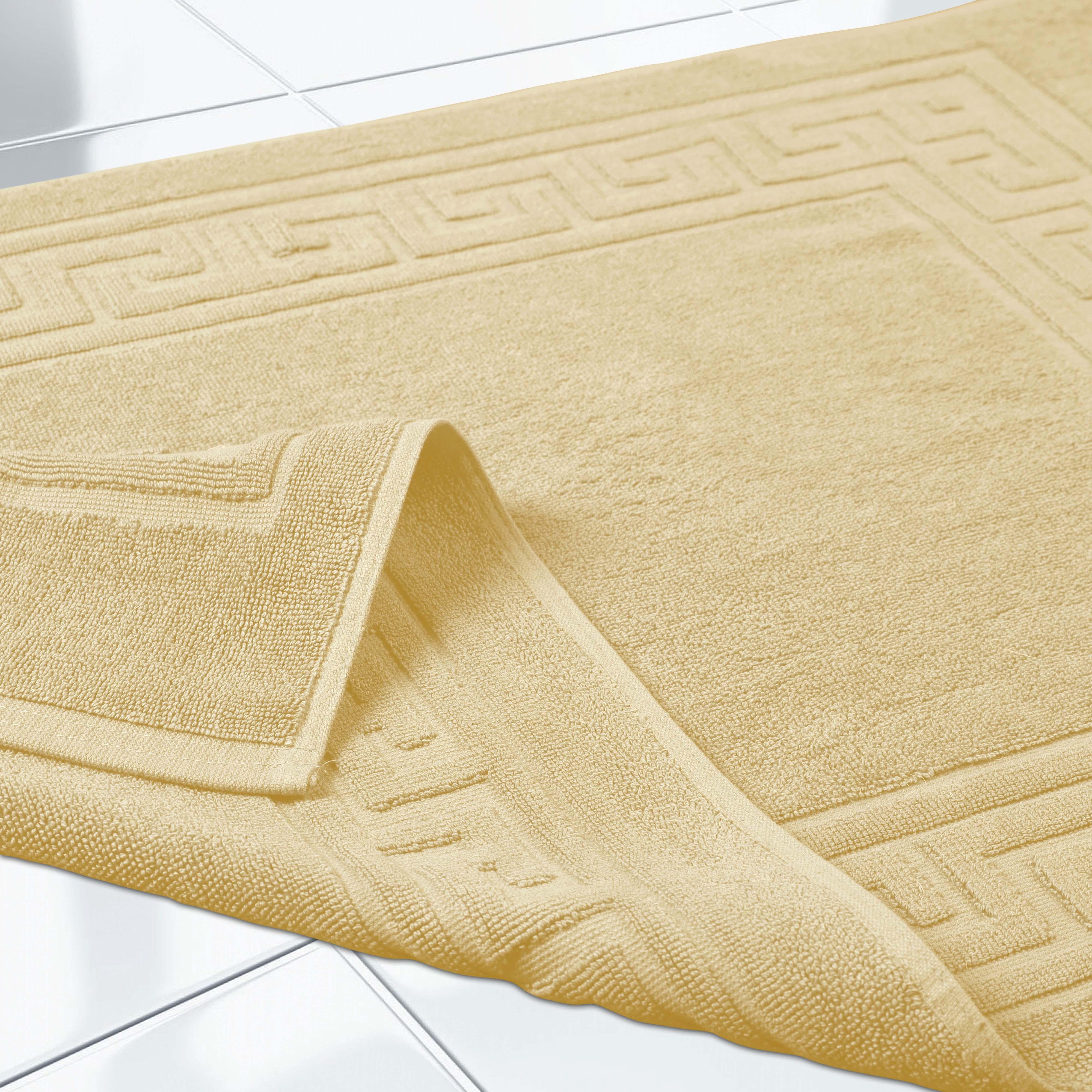Egyptian Cotton Greek Key Infinity Border Bath Mat Set of 2 - Bath Mats by Superior Brand