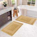 Egyptian Cotton Greek Key Infinity Border Bath Mat Set of 2 - Bath Mats by Superior Brand
